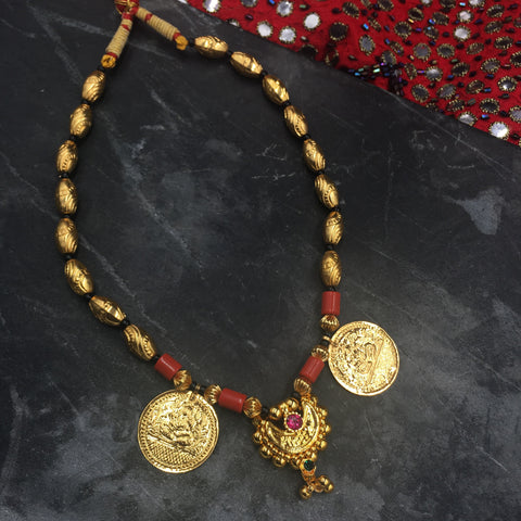 PTH - BorMaal Putali with Pola and black Beads