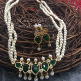 PTH - Tanmani Green, White or Pink Stones with Earrings