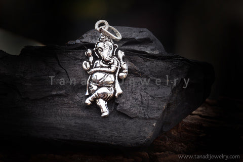 Silver Locket - Ganesha