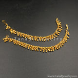 Golden Ear Chain with Golden cluster line