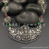 Long Oxidised Necklace - Mayur - 3