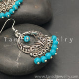 Oxidised Earring - 36